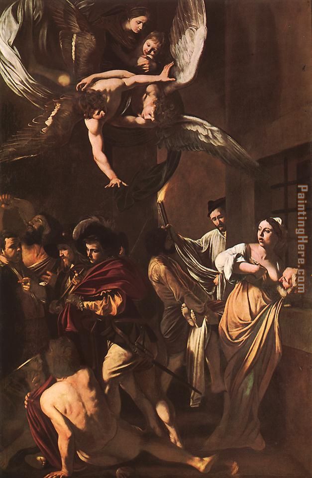 The Seven Acts of Mercy painting - Caravaggio The Seven Acts of Mercy art painting